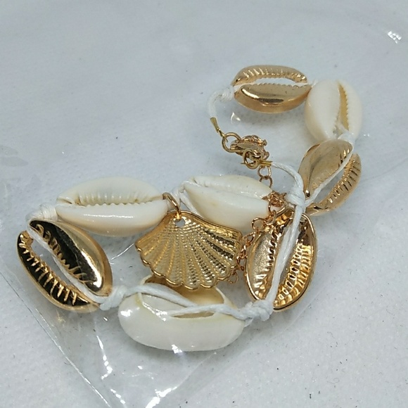 Seashell Ankle Bracelet NWOT BOHO Jewlery - Picture 8 of 8